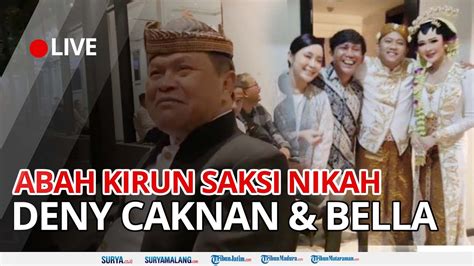 Sekali Tarikan Sah Denny Caknan Dan Bella Bonita Resmi Jadi Suami