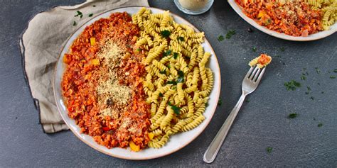 Nudeln mit Gemüse Bolognese vegan Jana s Journal