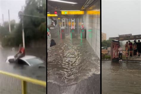 Un Norme Orage Sabat Sur Lyon Le D Luge Dans Les Rues Et Le M Tro Ferm