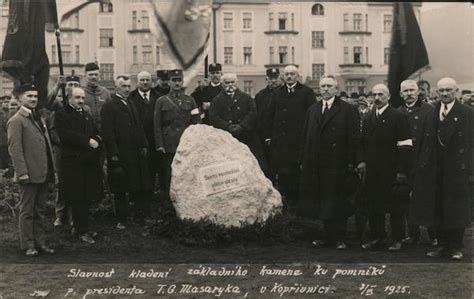 P Presidenta T G Masaryka V Koprivnici 1925 Czechoslovakia Eastern