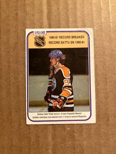 Opc O Pee Chee Nhl Hockey Wayne Gretzky Rb Edmonton