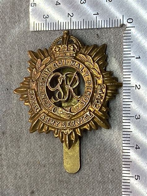 Original Ww2 British Army Royal Army Service Corps Cap Badge For Sale The Militaria Shop