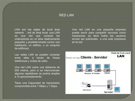 Redes Lan Man Y Wan PPT Descarga Gratuita