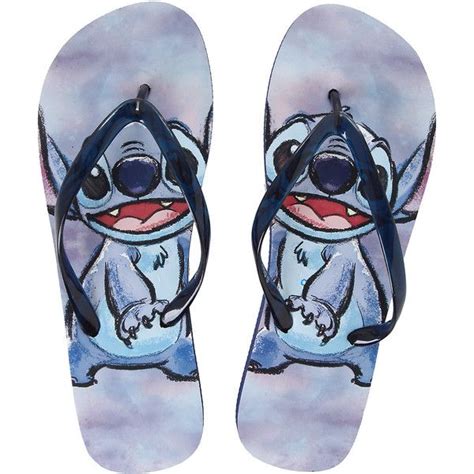 Disney Lilo Stitch Blue Flip Flops Hot Topic Blue Flip Flops Disney