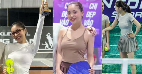 Hot girl từng là mối tình năm tuổi nổi tiếng nhất làng bóng đá hiện tại đam mê pickleball