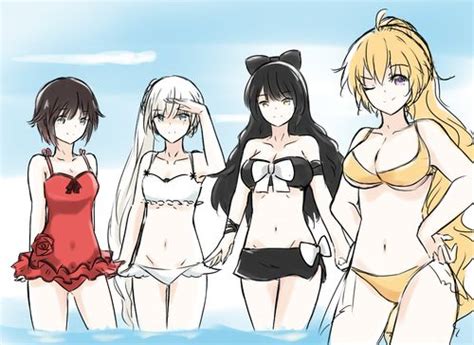 Weiss And Yang Bikini Rwby Pinterest Bikinis And Swimwear