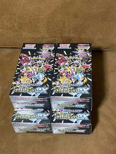 Yahooオークション シャイニー トレジャー ポケモンカード 4box