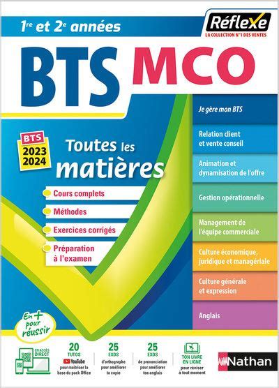 Bts Mco Management Commercial Op Rationnel Bts Mco Et Toutes Les