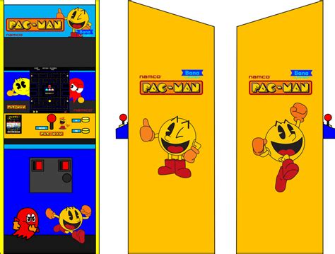 Pac Man Arcade Cabinet Bana Limited By Ss77relaunched On Deviantart