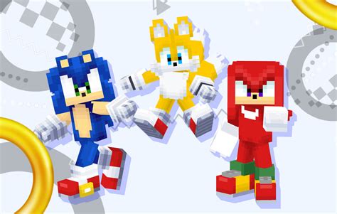 team sonic minecraft sonic dlc custom  shaneelerizo  deviantart