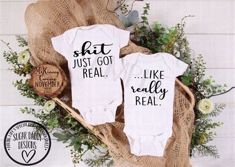 Twin Pregnancy Announcement Custom Baby Announcement Digital Etsy