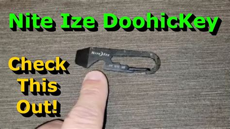 Nite Ize Doohickey Keychain Multi Tool Youtube