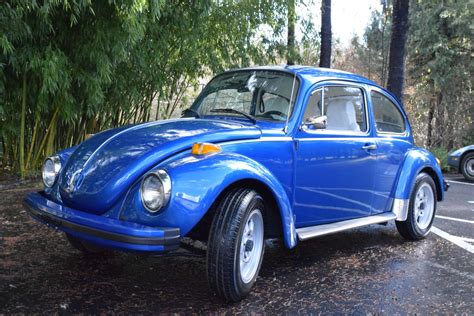 This 1974 Volkswagen Super Beetle Was Reportedly Refurbished In Blue