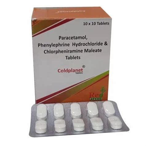 Paracetamol Phenylephrine Hydrochloride Chlorpheniramine Maleate