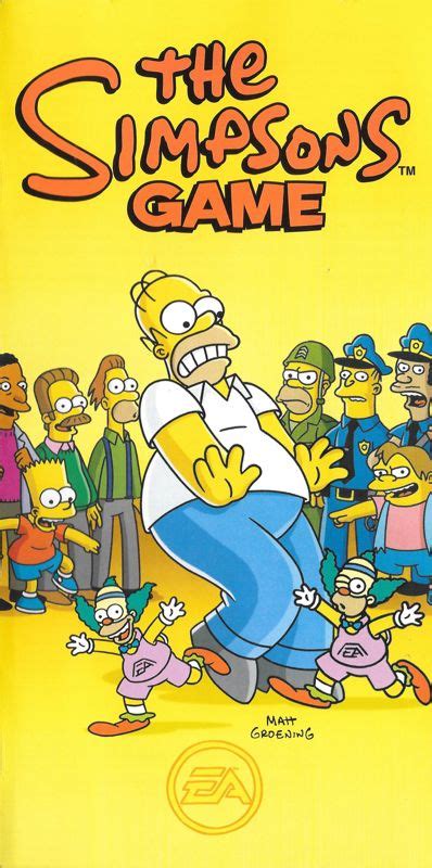 The Simpsons Game (2007) box cover art - MobyGames