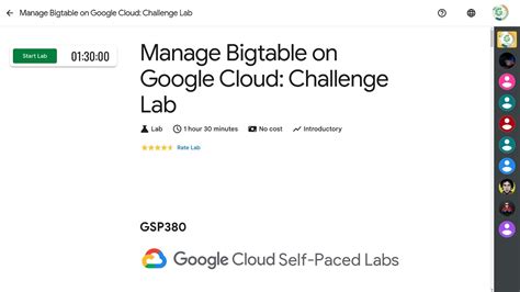 Manage Bigtable On Google Cloud Challenge Lab GSP380 Arcade