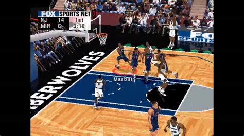 Nba Basketball 2000 Ps1 Gameplay Youtube