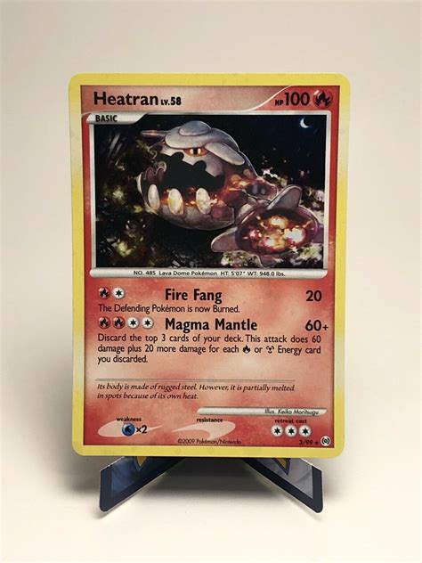 Heatran Platinum Arceus Holo Rare Pokemon Tcg Values Mavin