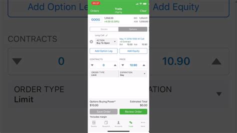 How To Buy Options W Td Ameritrade App Mins Youtube