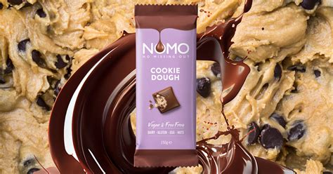 Nomo Launches Biggest Vegan Cookie Dough Chocolate Bar