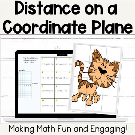 Distance On A Coordinate Plane Self Checking Picture Puzzle Math