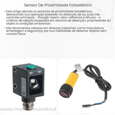 Sensor De Proximidade Fotoelétrico Como Funciona Aplicação E Vantagens