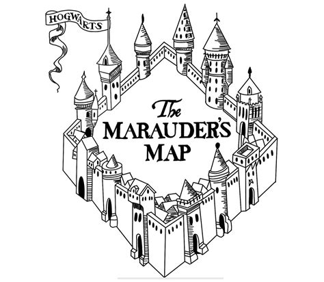 The Marauders Map Tattoo Design