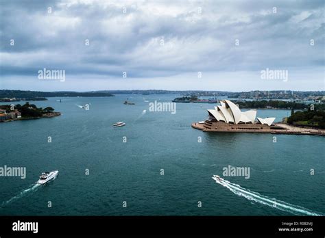 Sydney Harbour With Iconic Sydney Opera House In View Sydney New