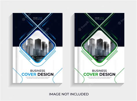 Premium Vector Modern Creative Business Annual Book Cover Design Template