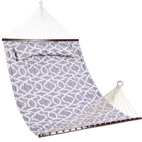 Heng Feng Hammock Quilted Fabric With Detachable Pillow And Double Size