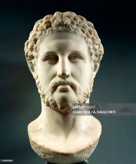 Head Of King Philip Ii Of Macedonia Roman Copy In Marble From The