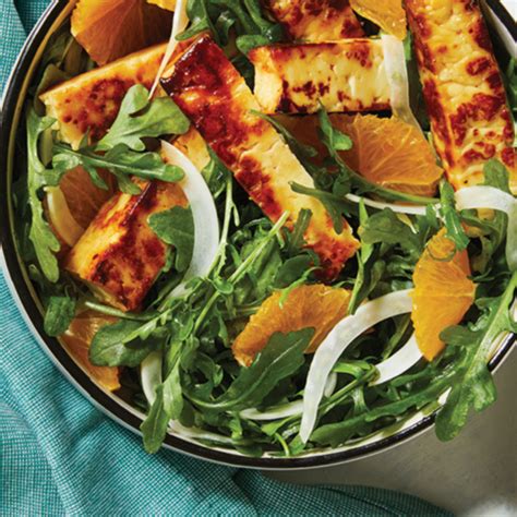 Haloumi Fennel And Orange Salad