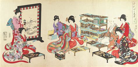 Chiyoda Castle Album Of Women by Heritage Images