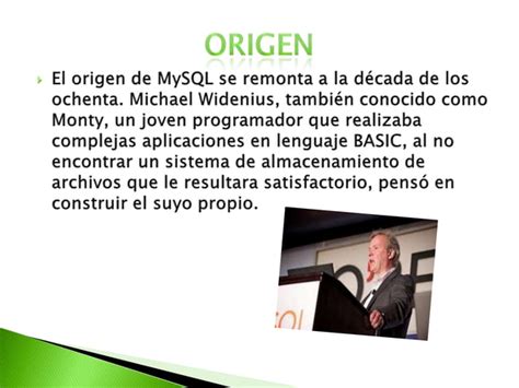 Historia De Mysql