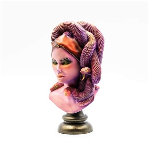 Gorgon Medusa Bust Statue Greek Mythology Mythological Monster - Etsy