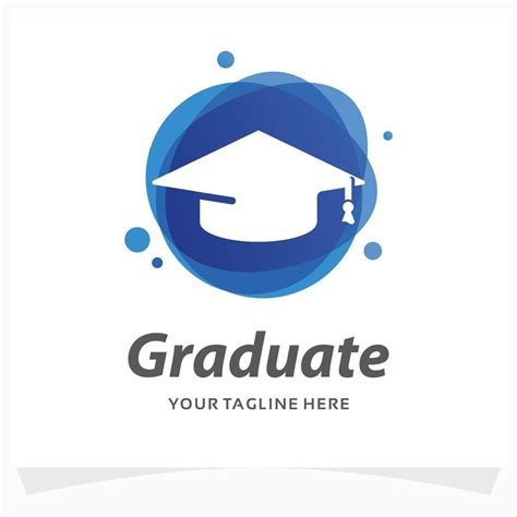 graduate logo design template 14797501 Vector Art at Vecteezy