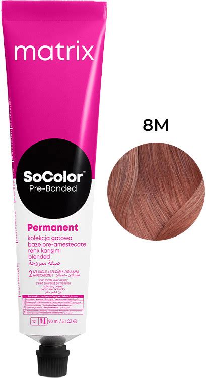 Крем краска для волос Pre Bonded Socolorbeauty тон 8m 90 мл Matrix