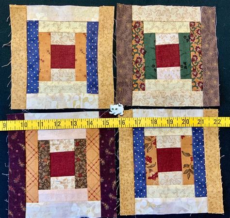 Court House Steps Quilt Block For Sampler Etsy