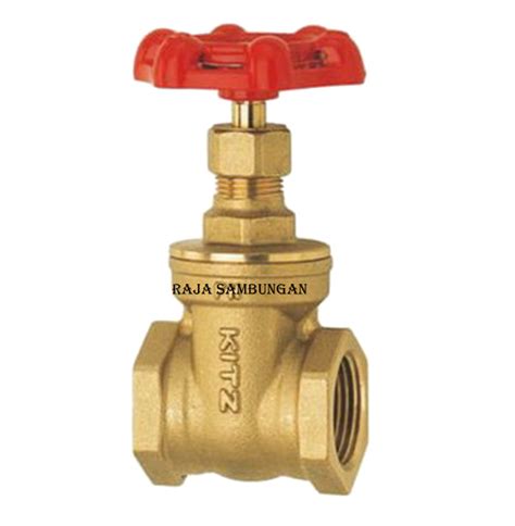 Jual Gate Valve Kuningan 1 2 Inch KITZ ORIGINAL ASLI Kran Sambungan