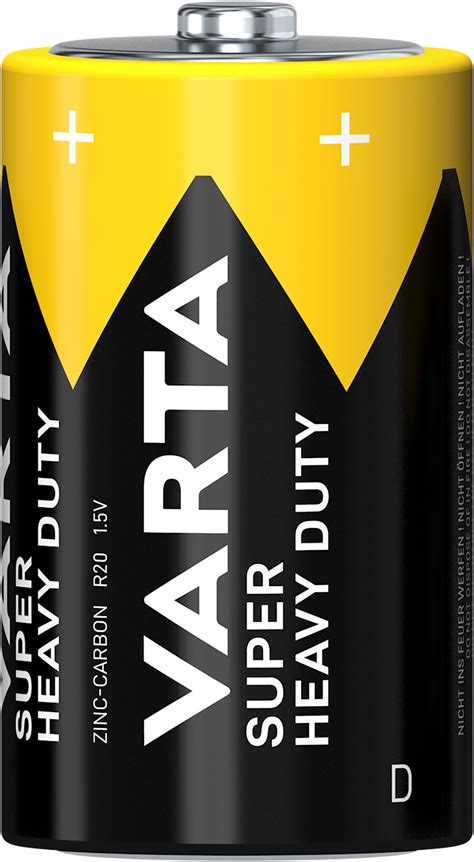 Varta Super Heavy Duty Mono D R Zink Kohle Batterie Er Verpackung