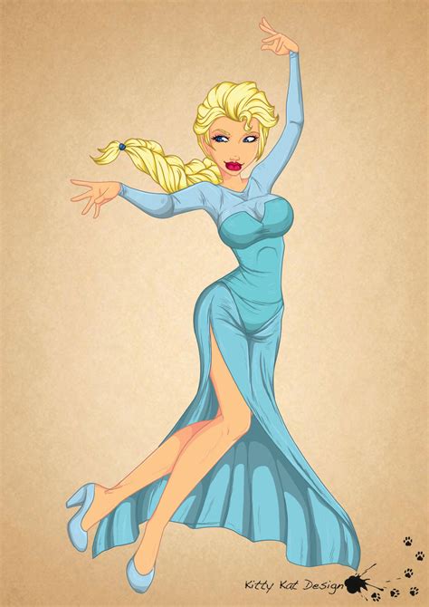 Elsa Cell Shading By Vossy On Deviantart