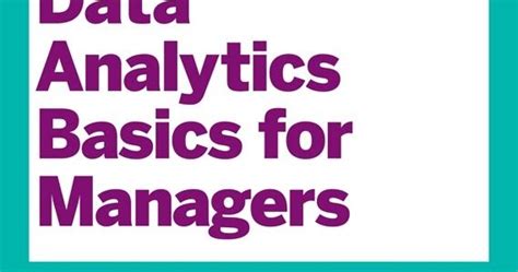 Hbr Guide To Data Analytics Basics For Managers Toko Buku Import