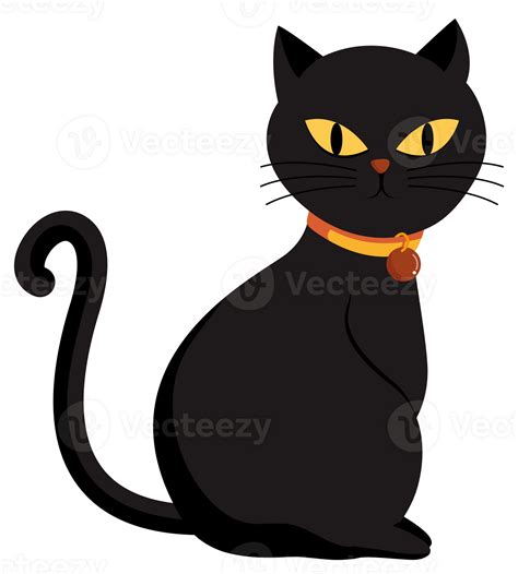 Halloween Black Cat Png File No Background Ai Generated 28597615 Png