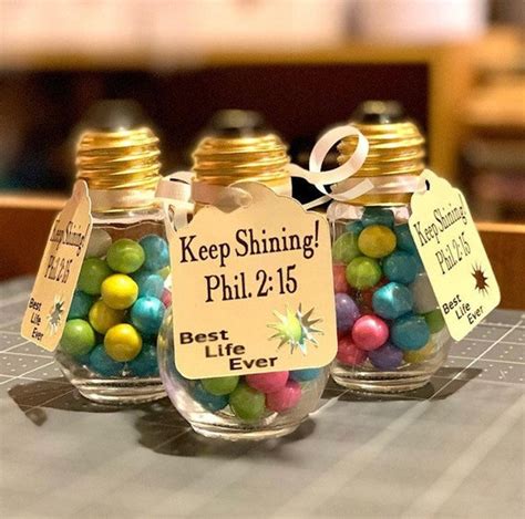 8 Keep Shining Fillable Lightbulb Favors JW Gifts Pioneer Etsy