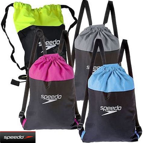 Speedo Swimming 15l Wet Kit Pool Bag Holdall Waterproof Swim Gym