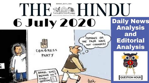 The Hindu News July The Hindu Newspaper Analysis Current