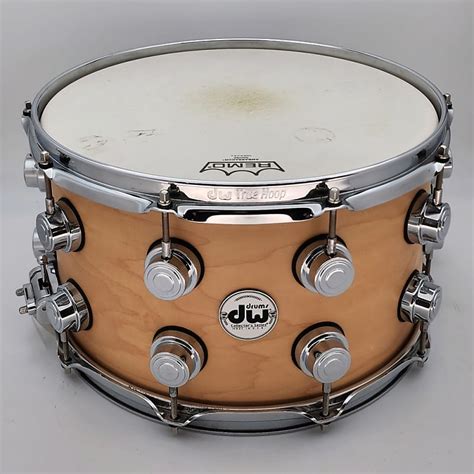 Used Dw Collectors Maple Standard Snare Drum 14x8 Satin Reverb