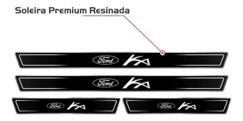 Kit Adesivos Soleira Resinada Rugoso Ford Ka Parcelamento Sem Juros