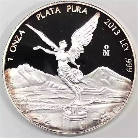 2013-Mo Mexico 1 oz Silver Libertad Onza - Old Pueblo Coin