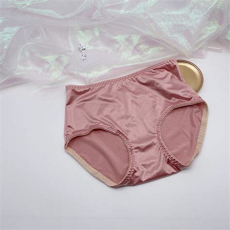 Underpants Briefs Satin Panties Lingerie Underwear Seamless Silky Soft